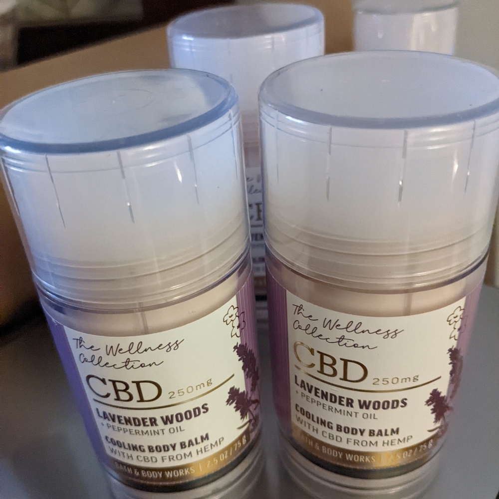 Bath and Body Works Wellness Collection Lavender Woods Peppermint Oil Body Balm